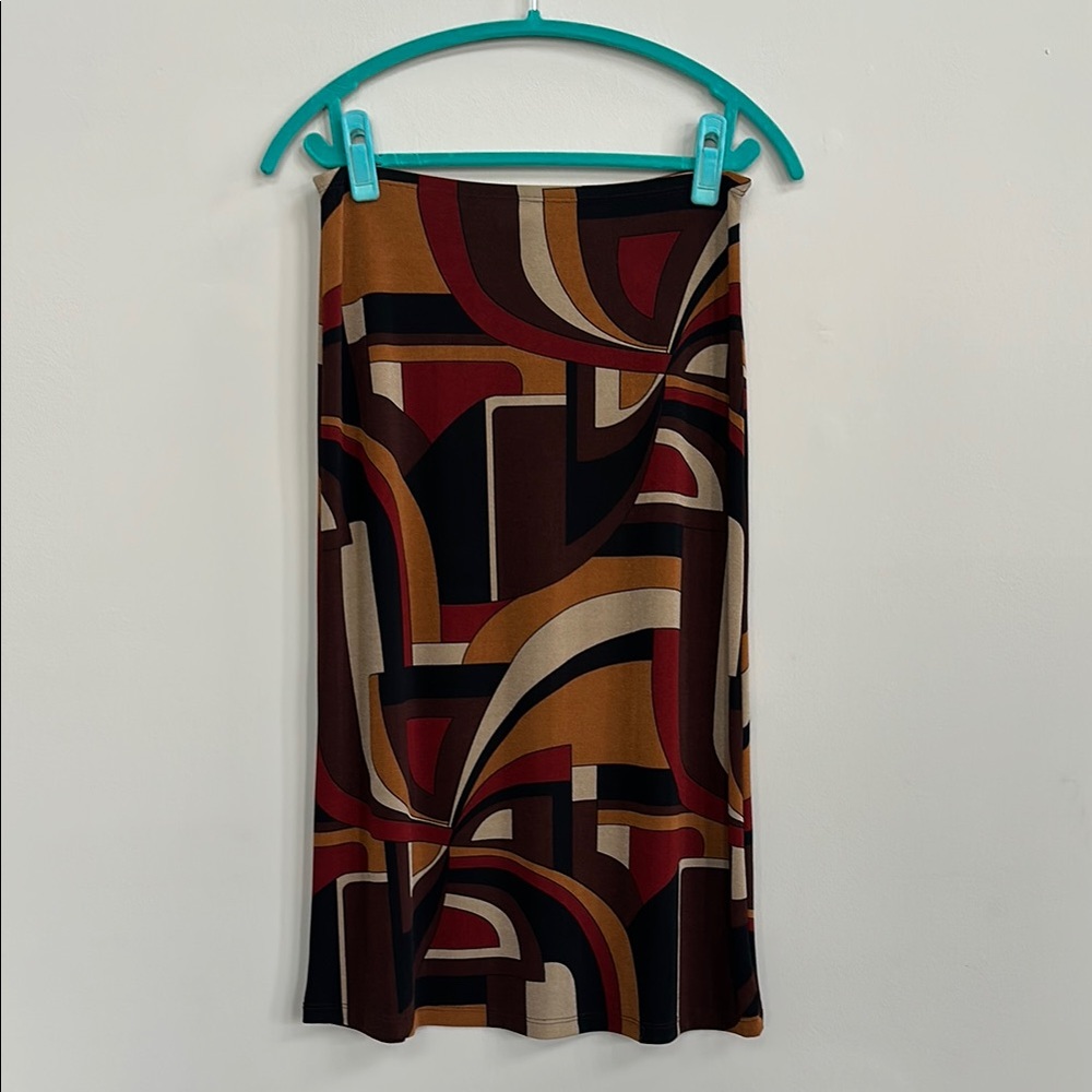 Abstract Patterned Women's Skirt